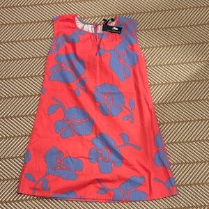 Little Marc Jacobs Coral Dress with Lavender Floral Print